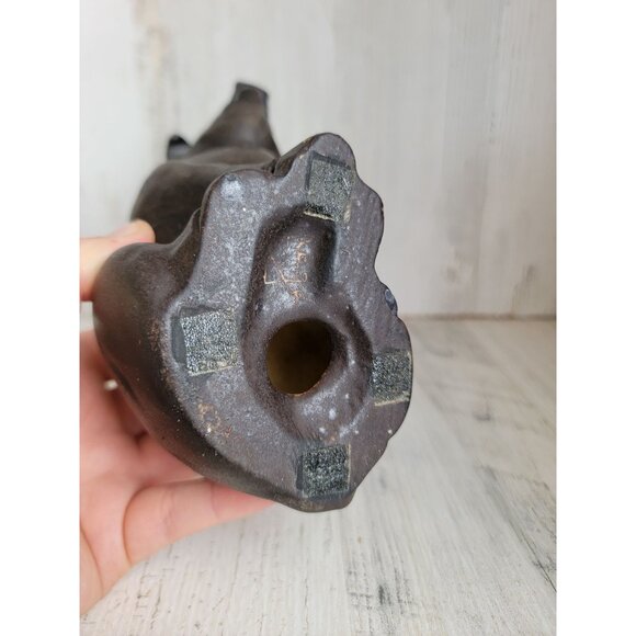 Vintage brown Pig farm animal unique figure home decor xmas - Picture 7 of 7